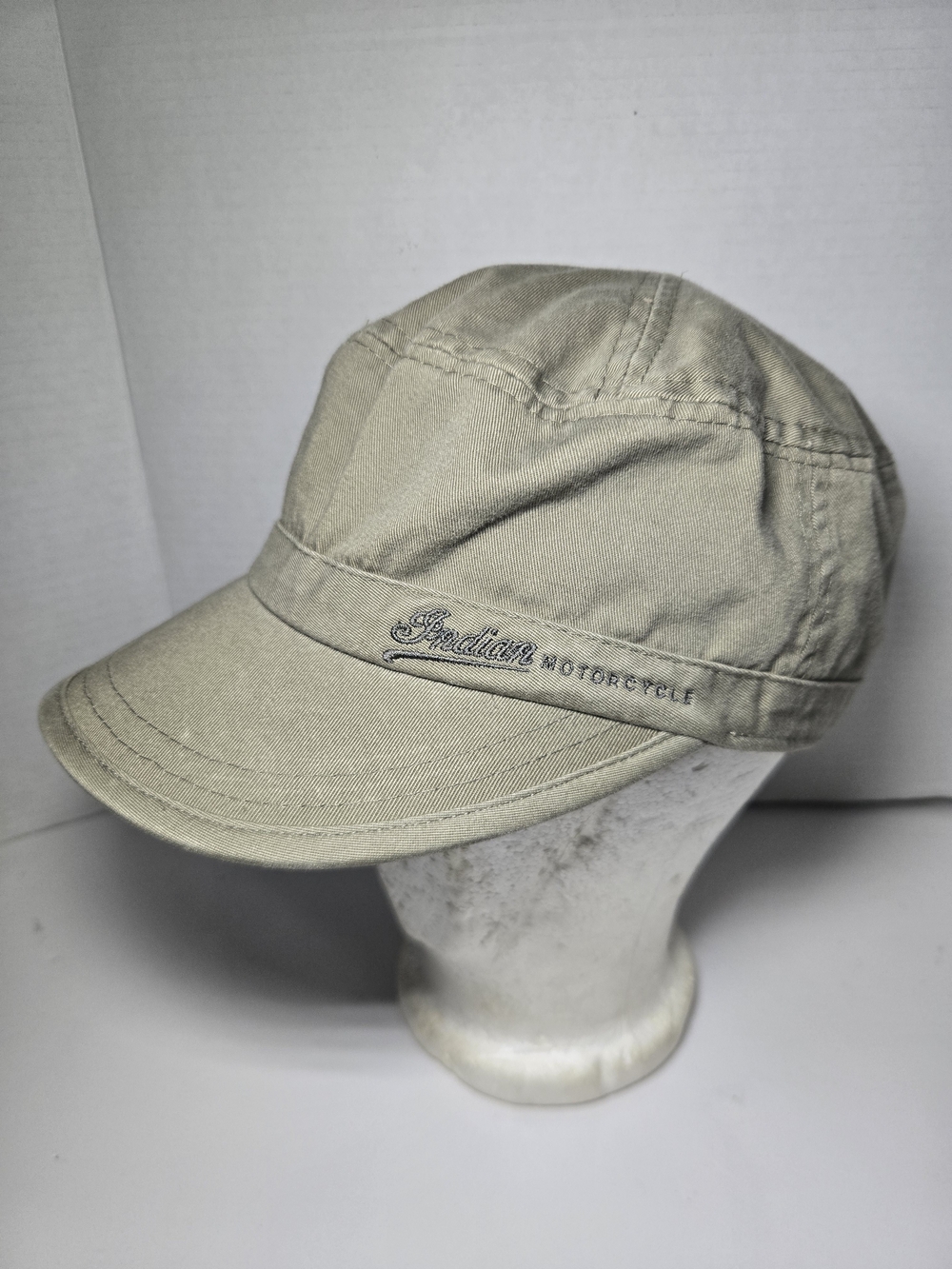 Indian Motorcycle Men's Khaki Military Cap